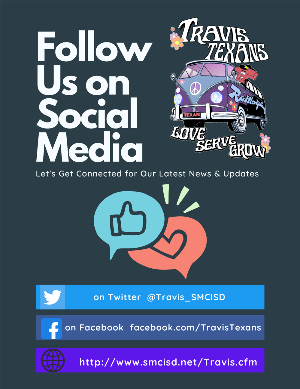 Follow Travis on Social Media